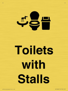 Toilets: Stalls and Wash Basin with Sanitary Bin